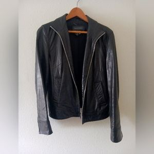 Banana Republic Black Leather Jacket